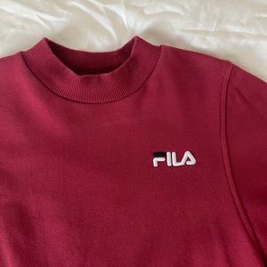 FILA - [S] Red Crewneck